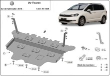 Acier plaque couvercle cache protection moteur Volkswagen Touran (2015-2026)