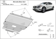 Acier plaque couvercle cache protection moteur Mercedes GLC Coupe X253 (2014-2019)