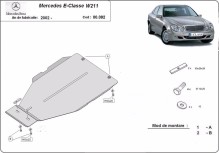 Acier plaque couvercle cache protection boîte de vitesses Mercedes E-Classe (2002-2008)