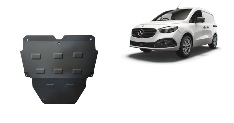 Acier plaque couvercle cache protection moteur Mercedes GLA H247 (2021-2026)