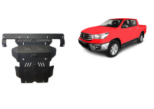 Acier plaque couvercle cache protection moteur Toyota Hilux Revo (2016-2026)