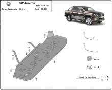 Stalowa Osłona zbiornika paliwa Volkswagen Amarok - Tylko dla wersji bez zabezpieczeń fabrycznych (2010-2022)
