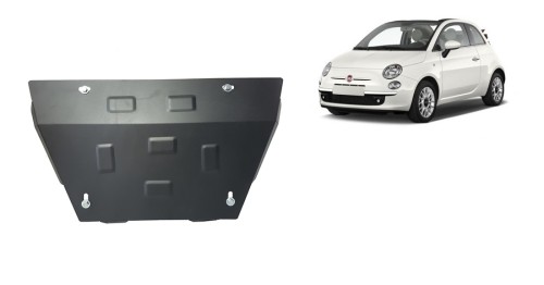 Stalowa Osłona pod silnik Fiat 500 (2007-2026)