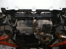 Acier plaque couvercle cache protection moteur Mercedes C-Class W205 (2005-2011)