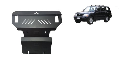 Stalowa Osłona pod silnik Mitsubishi Pajero 3 (V60, V70) (1999-2007)