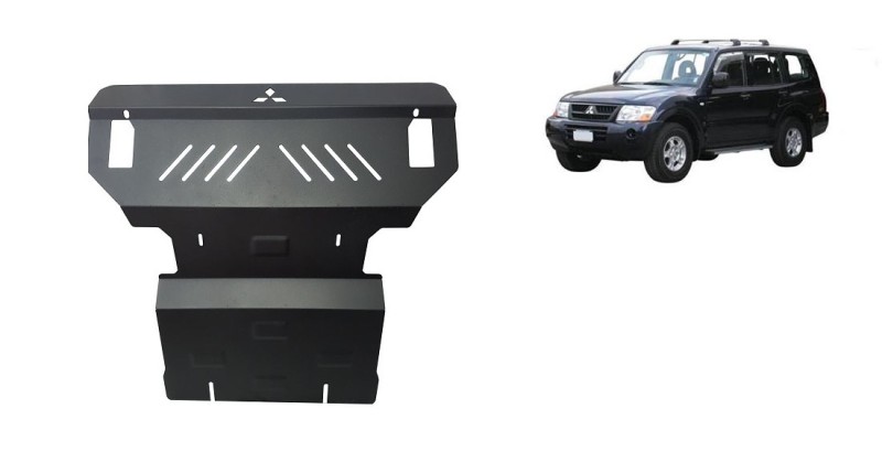 Acier plaque couvercle cache protection moteur Mitsubishi Shogun (1999-2007)