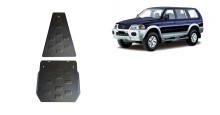Acier plaque couvercle cache protection moteur Mitsubishi Pajero Sport 1 (1998-2007)