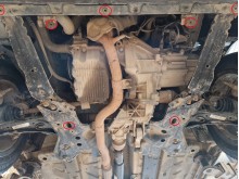 Acier plaque couvercle cache protection moteur Fiat Panda 4x2 (2011-2026)