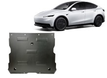 Acier plaque couvercle cache protection moteur Tesla Model Y (2024-2026)
