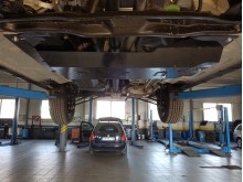 Acier plaque couvercle cache protection système Start-Go EGR Dacia Duster (2014-2017)