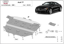 Stalowa Osłona pod silnik Audi TT (2006-2014)
