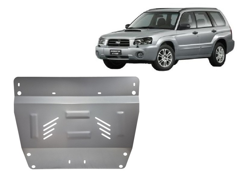 Aluminium plaque couvercle cache protection moteur Subaru Forester (2002-2008)
