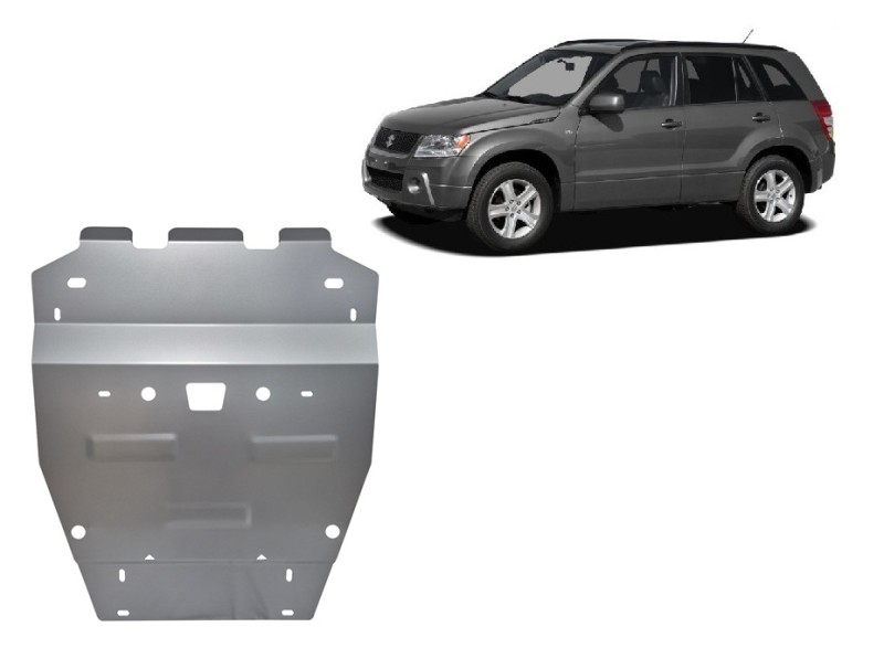 Aluminium plaque couvercle cache protection moteur Suzuki Grand Vitara (2005-2019)