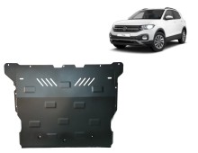 Acier plaque couvercle cache protection moteur Volkswagen T-Cross (2018-2026)
