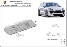 Stalowa Osłona skrzyni reczna skrzynia biegów i automatyczne Porsche Cayenne (2002-2006)