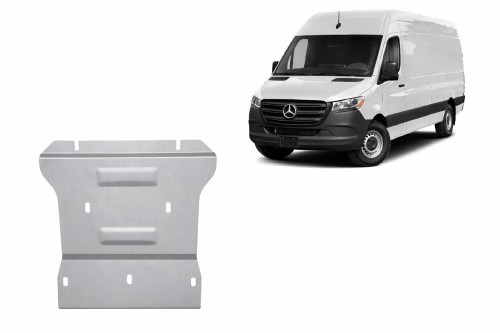Stalowa Osłona skrzyni biegów Mercedes Sprinter 4x4 - Aluminium (2024-2026)
