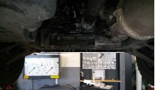 Aluminium plaque couvercle cache protection moteur Volkswagen Transporter (2003-2015)
