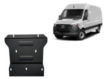 Acier plaque couvercle cache protection boîte de vitesses Mercedes Sprinter (2024-2026)