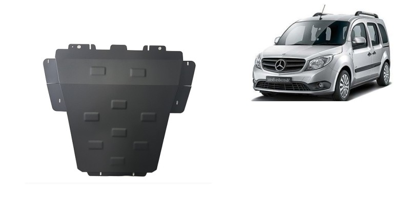 Acier plaque couvercle cache protection moteur Mercedes GLA X156 (2012-2021)