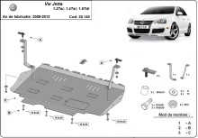 Acier plaque couvercle cache protection moteur Volkswagen New Beetle (2010-2011)