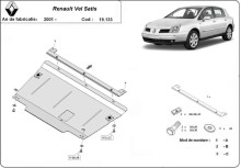 Acier plaque couvercle cache protection moteur Baic Beijing X35 (2001-2009)