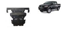 Acier plaque couvercle cache protection moteur Toyota Hilux (2004-2015)