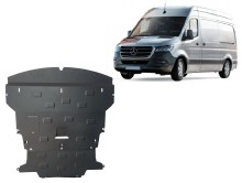 Acier plaque couvercle cache protection moteur Mercedes Sprinter (2018-2026)