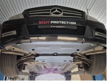 Acier plaque couvercle cache protection moteur Mercedes GLK (2008-2026)