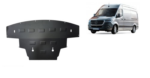 Stalowa Osłona pod silnik Mercedes Sprinter-RWD (2018-2026)