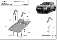Aluminium - Osłona dyferencjału Dacia Duster 4x4 (2024-2026)