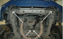 Acier plaque couvercle cache protection moteur Subaru Impreza diesel (2002-2008)