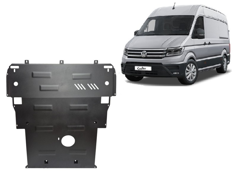 Acier plaque couvercle cache protection moteur Volkswagen Crafter (2021-2026)