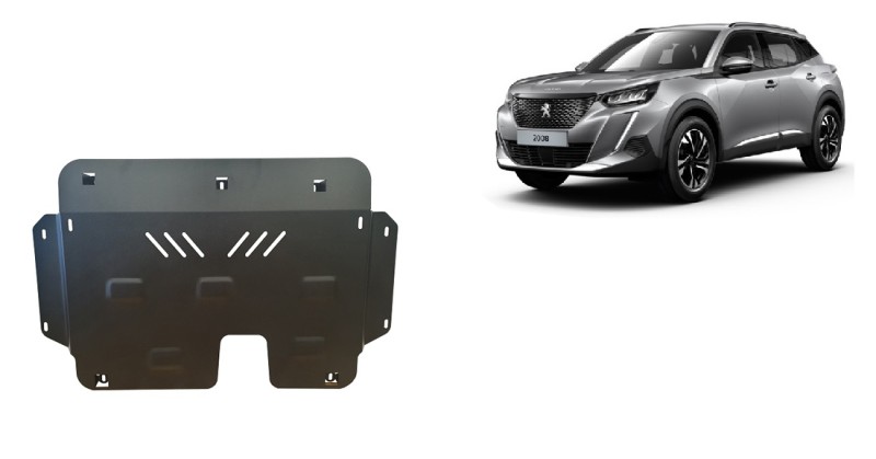 Acier plaque couvercle cache protection moteur Peugeot 208 (2019-2026)