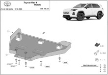 Acier plaque couvercle cache protection différentiel Toyota RAV 4 (2026-2026)