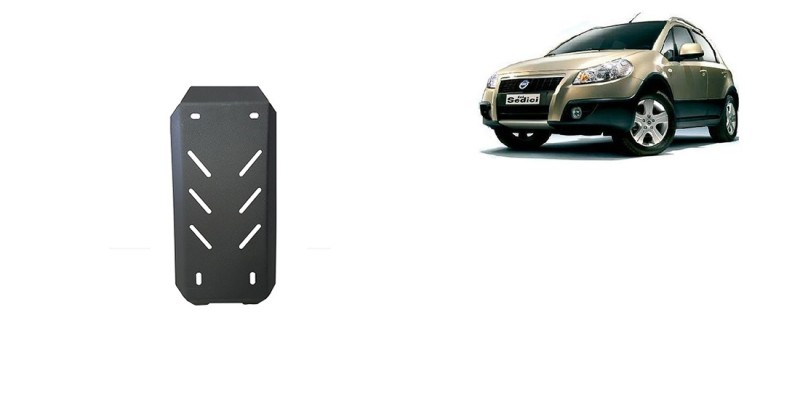 Acier plaque couvercle cache protection de différentiel Fiat Sedici (2005-2014)