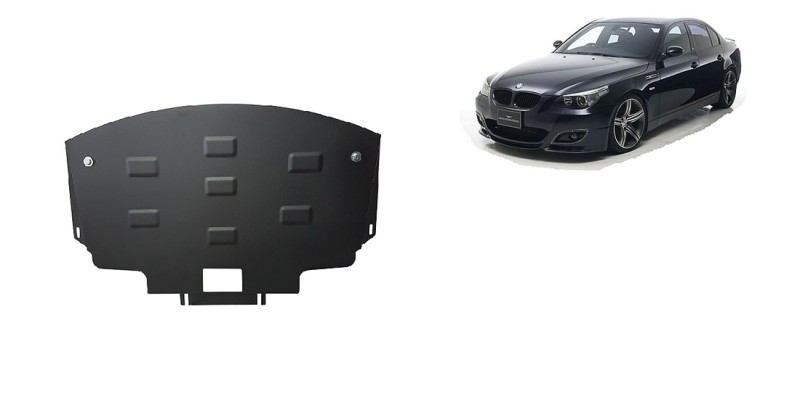 Stalowa Osłona pod silnik BMW Seria 5 E60/E61 standardowy przedni zderzak M (2003-2010)