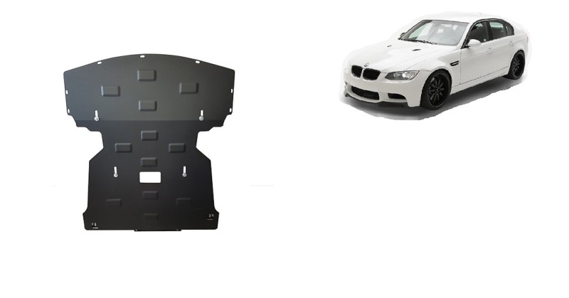 Acier plaque couvercle cache protection moteur BMW Seria 3 E90/91 (2004-2011)
