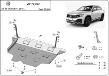 Acier plaque couvercle cache protection moteur Volkswagen Eos (2018-2026)