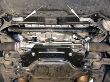 Acier plaque couvercle cache protection moteur Mercedes V-Class W447, 2.2 D, 4x4 (2002-2008)