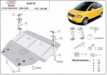 Acier plaque couvercle cache protection moteur Audi A2 (2000-2005)