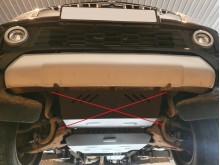 Acier plaque couvercle cache protection moteur Fiat Fullback (2016-2019)