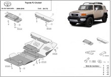 Aluminium Osłona pod silnik FJ Cruiser (2006-2018)