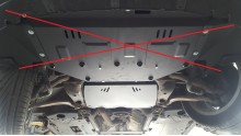 Acier plaque couvercle cache protection boîte de vitesses Volkswagen Passat (1997-2005)