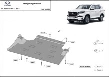 Stalowa Osłona skrzyni biegów SsangYong Rexton (2017-2026)