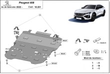 Stalowa Osłona pod silnik Peugeot 408 (2022-2026)
