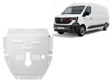 Aluminium plaque couvercle cache protection moteur Renault Master (2024-2026)