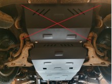 Acier plaque couvercle cache protection moteur Fiat Fullback (2016-2019)