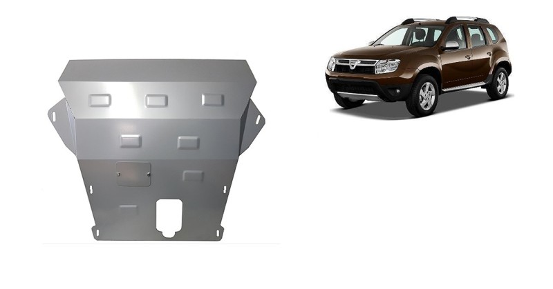 Acier plaque couvercle cache protection moteur Dacia Duster - 2,5 mm (2010-2017)