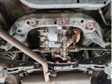 Acier plaque couvercle cache protection différentiel Toyota RAV 4 (2026-2026)