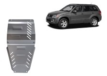 Aluminium plaque couvercle cache protection boîte de vitesses et réducteur Suzuki Grand Vitara (2005-2019)